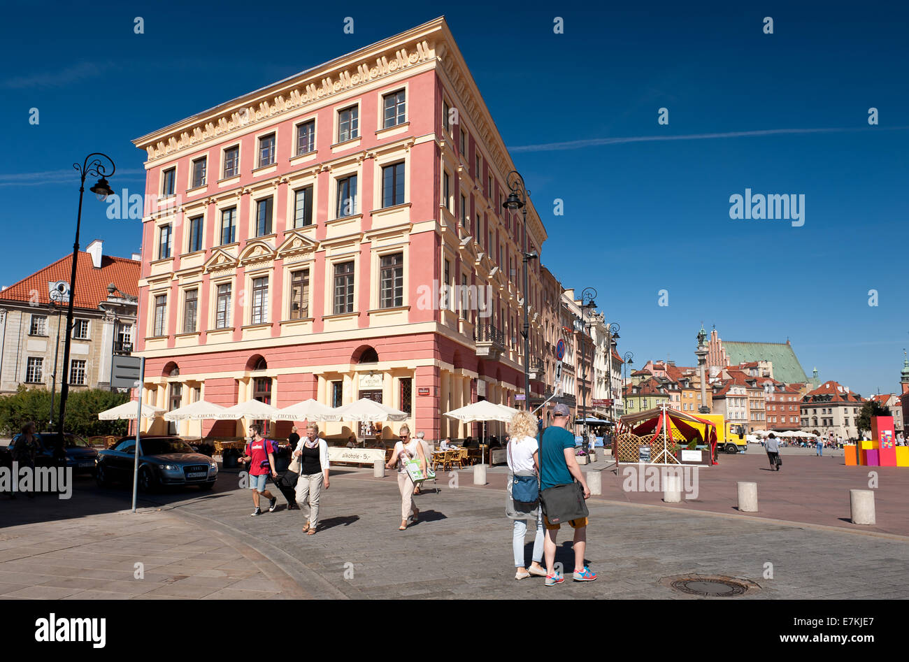 Kamienica Roeslera ho Hurtiga w Warszawie Foto Stock