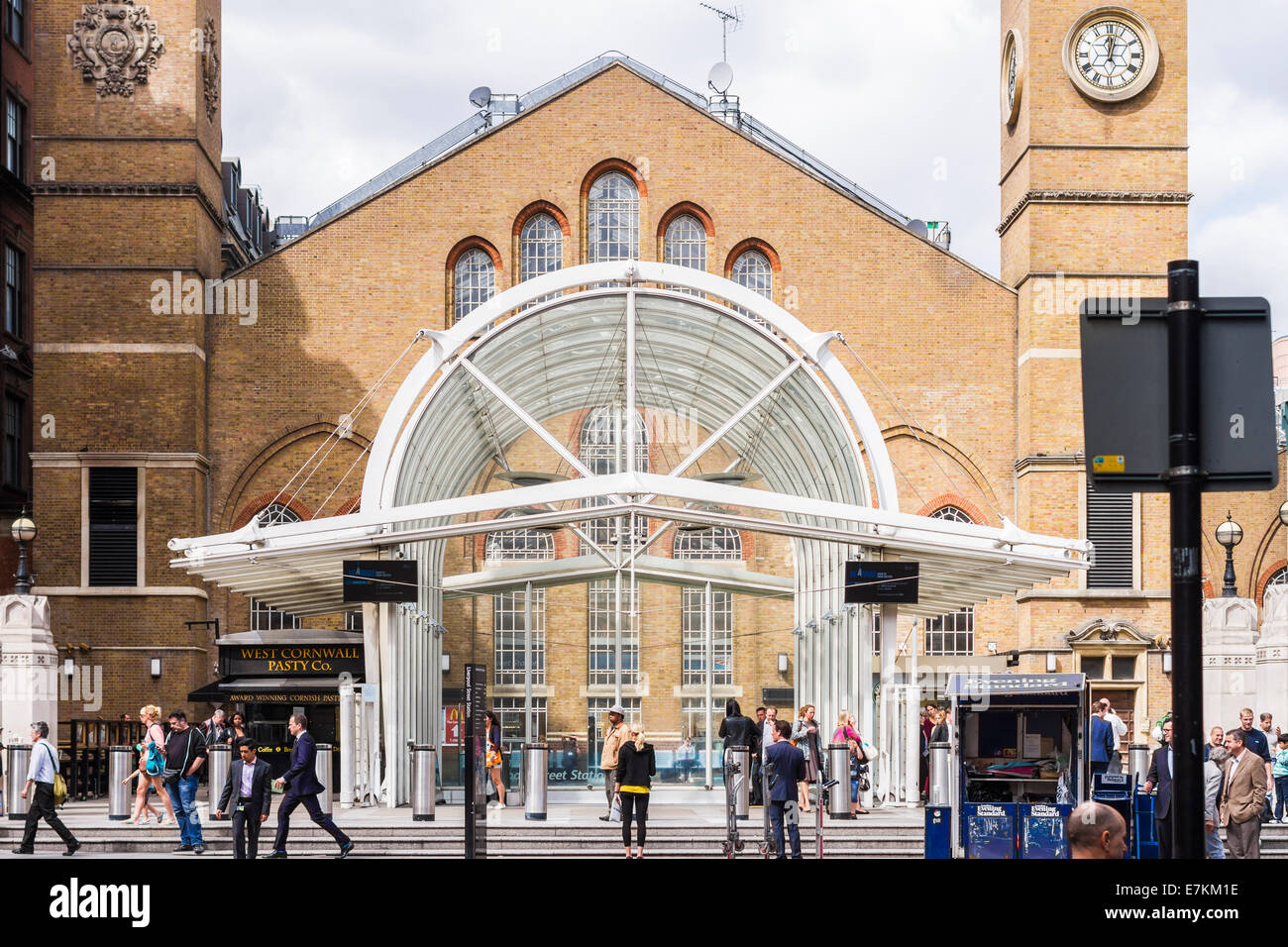 Dalla stazione di Liverpool Street - Londra Foto Stock