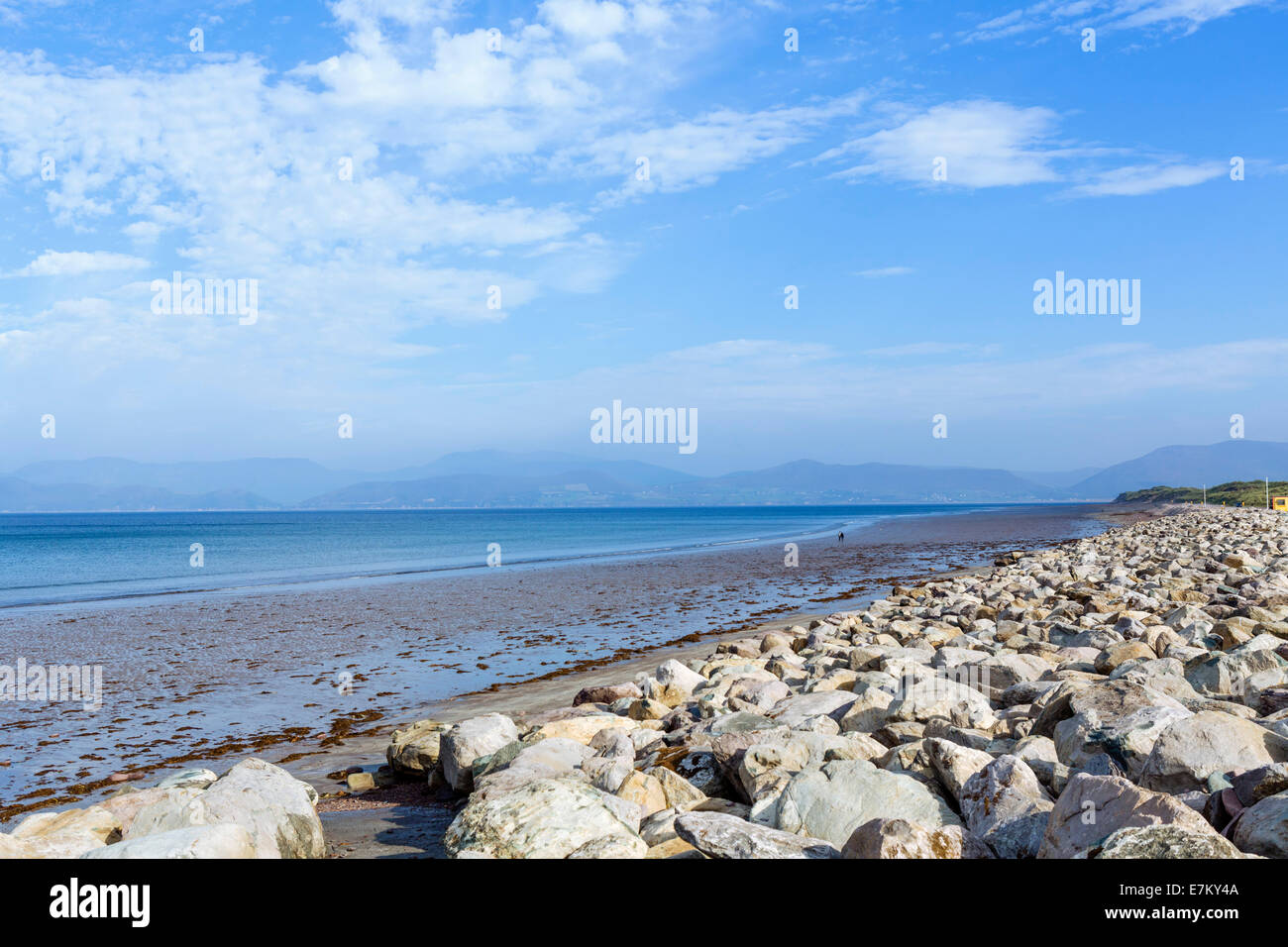 Spiaggia Rossbeigh sull'anello di Kerry, la Contea di Kerry, Repubblica di Irlanda Foto Stock
