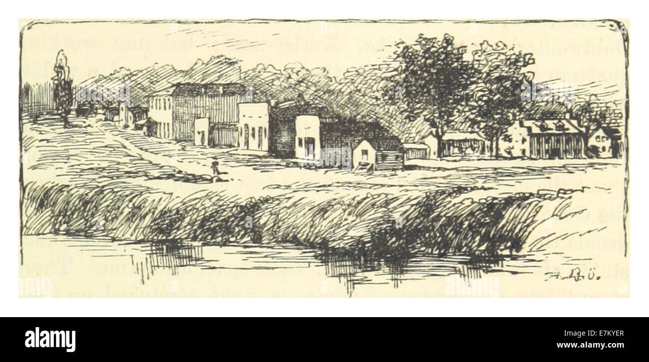 Questo schizzo del 1883 di Mark Twain raffigura Napoleone durante l'anno 1871, offrendo una prospettiva umoristica o satirica sulla vita del leader francese dopo la sua caduta dal potere. Foto Stock