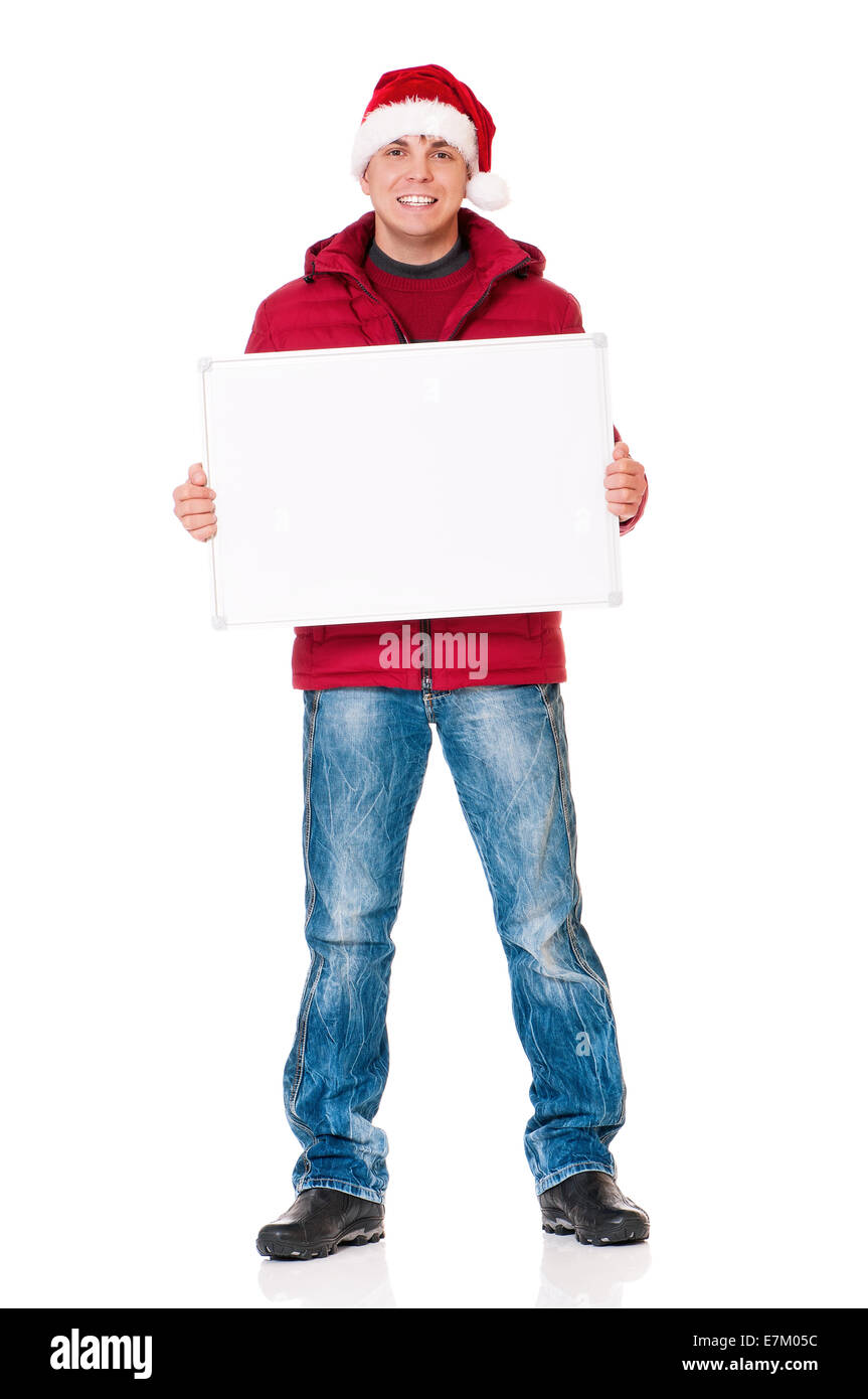 Uomo in abbigliamento invernale Foto Stock