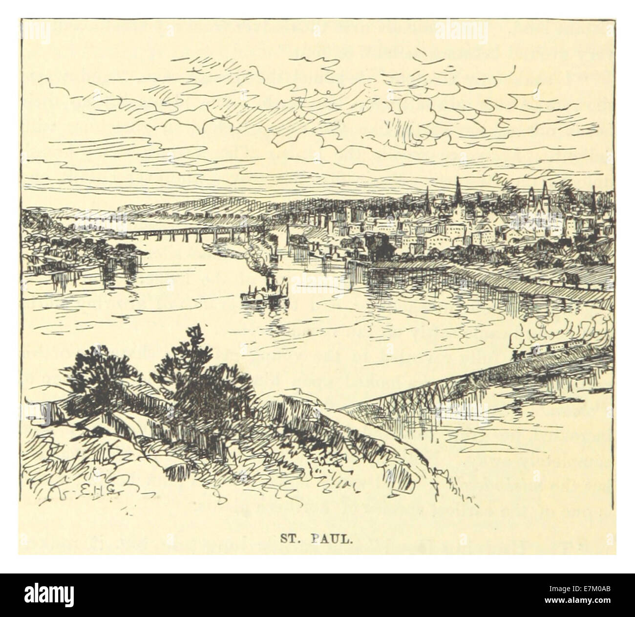 Questa illustrazione del 1883 tratta da *The Lecturer* di Mark Twain cattura l'essenza del personaggio titolare, riflettendo l'umorismo di Twain e la narrazione guidata dal personaggio. Foto Stock