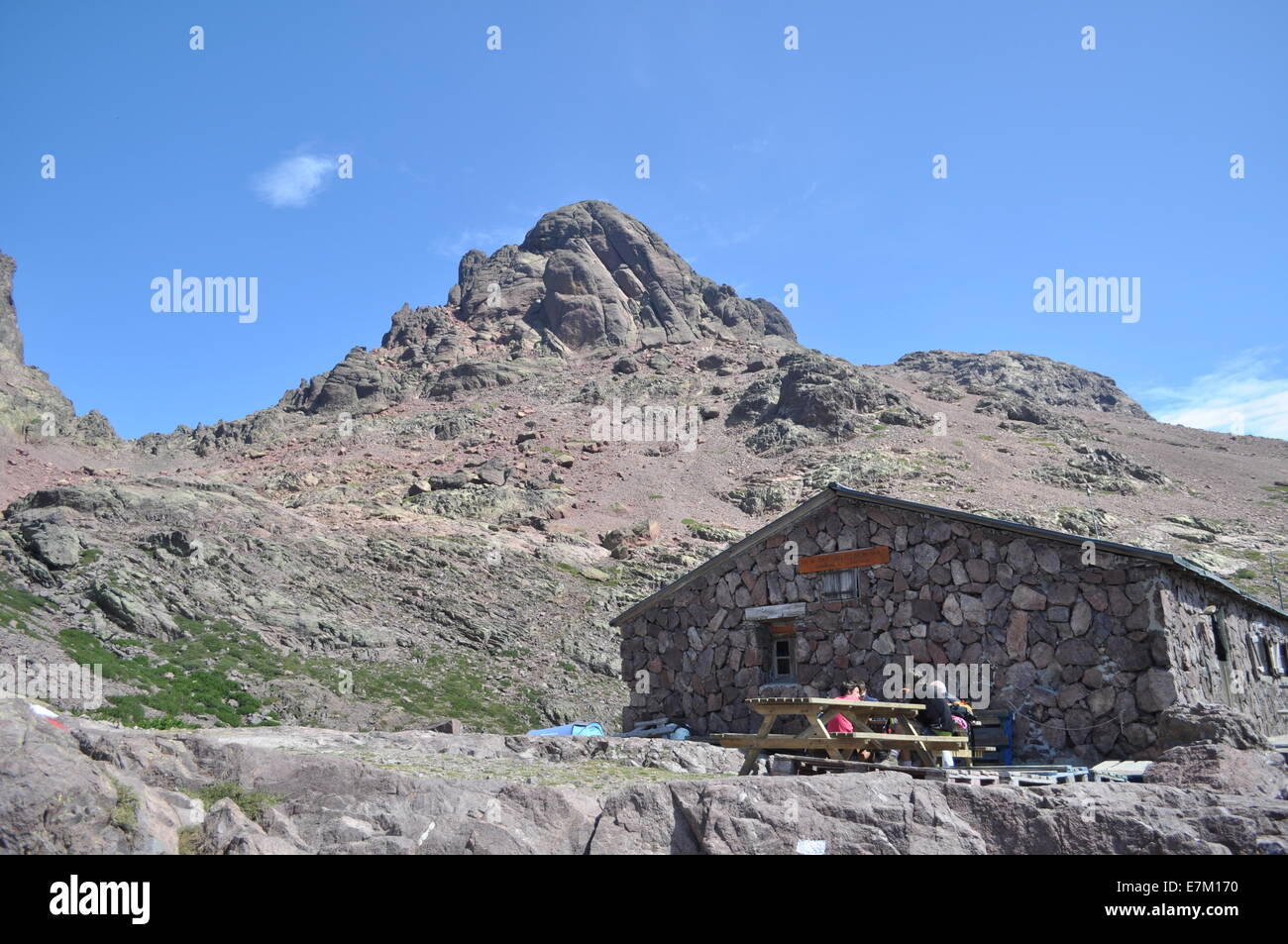 La CORSICA, paglia orba, corse, montagna Foto Stock