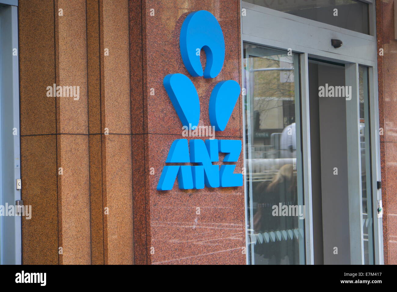ANZ filiale di banca in George Street, Sydney, Australia Foto Stock