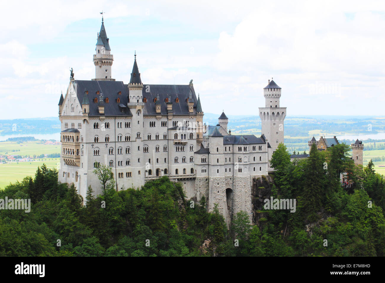 Il Castello di Neuschwanstein Foto Stock