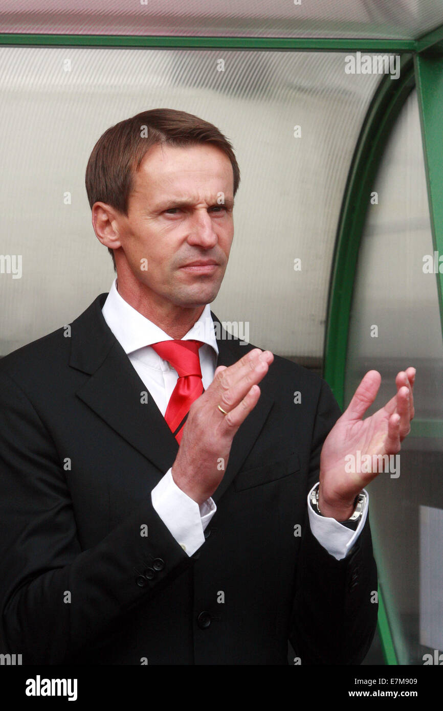František Straka, ex calciatore ora allenatore Foto Stock