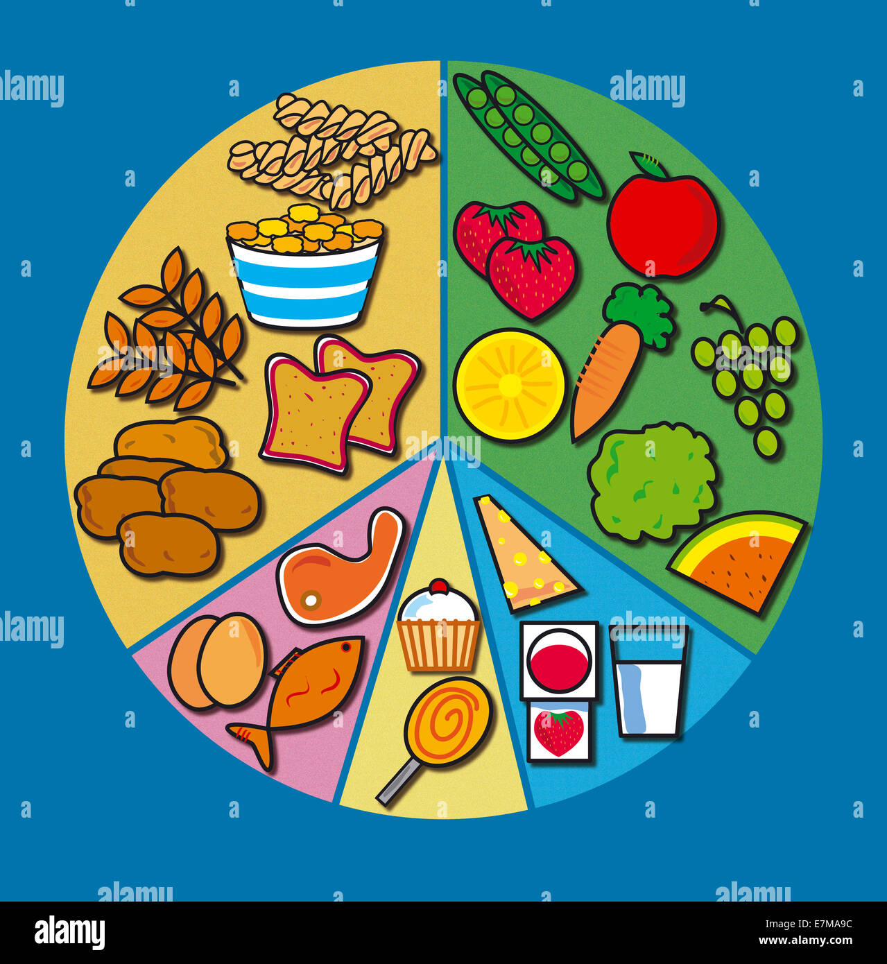 Dieta Bilanciata Immagini e Fotos Stock - Alamy