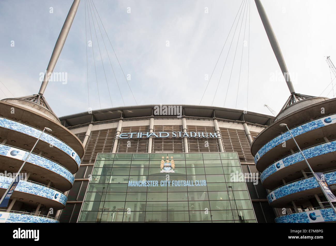 Manchester City F.C. Etihad Stadium. Foto Stock