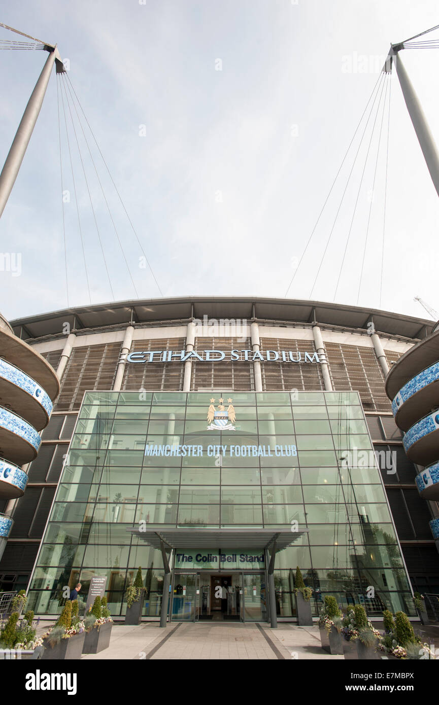 Manchester City F.C. Etihad Stadium. Foto Stock