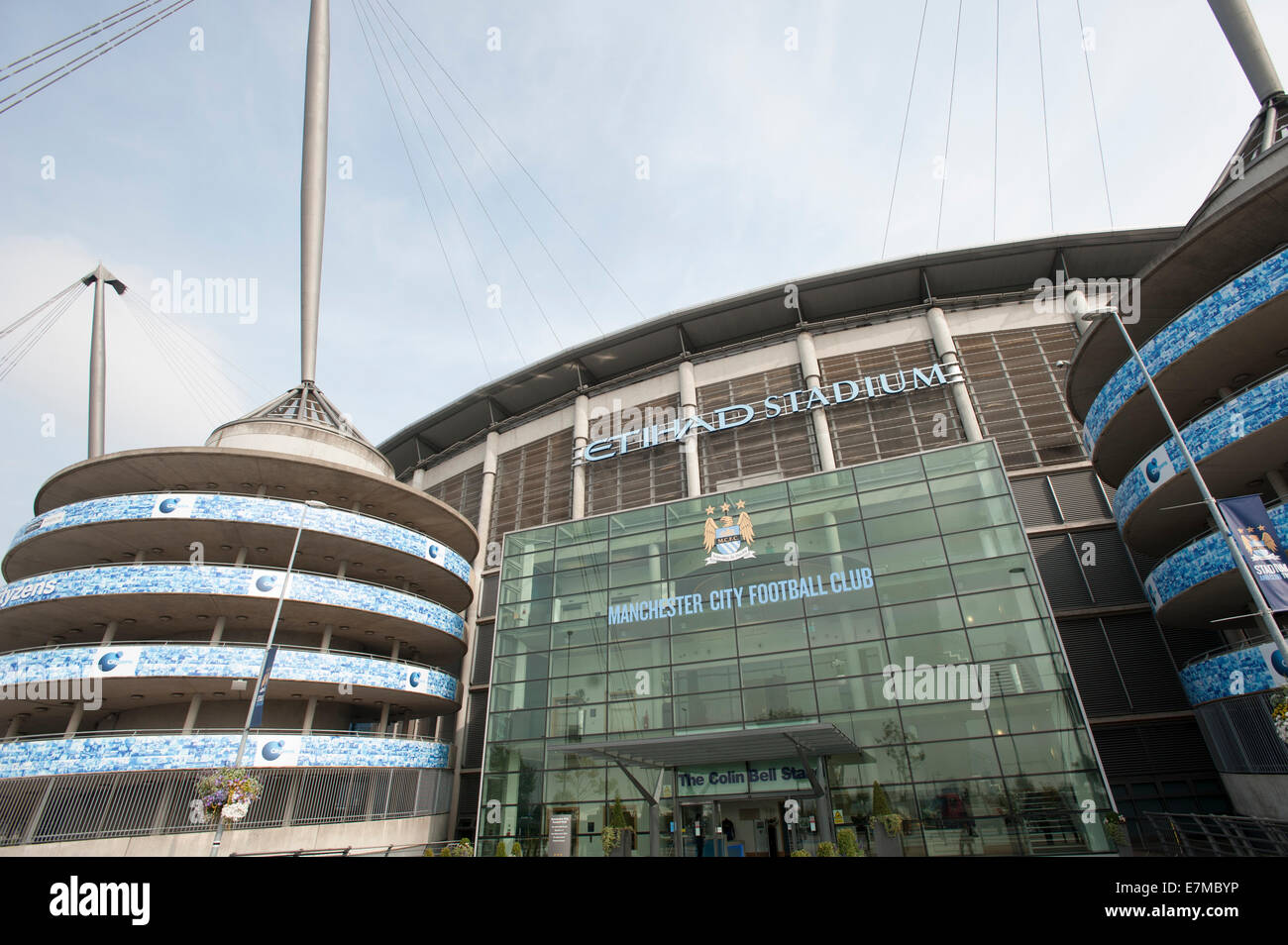 Manchester City F.C. Etihad Stadium. Foto Stock