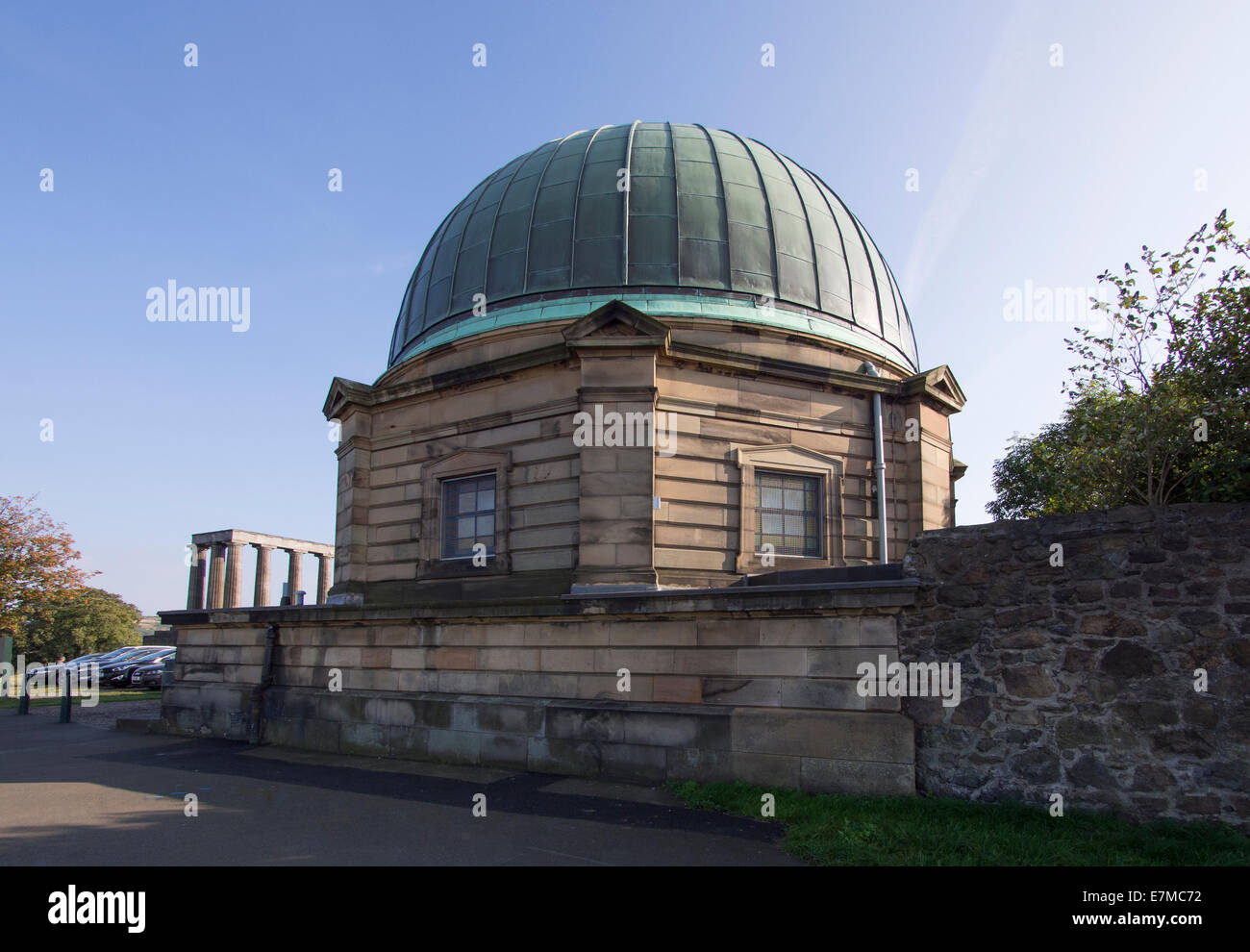 Osservatorio città 1818 Calton Hill Edinburgh Scozia Scotland Foto Stock