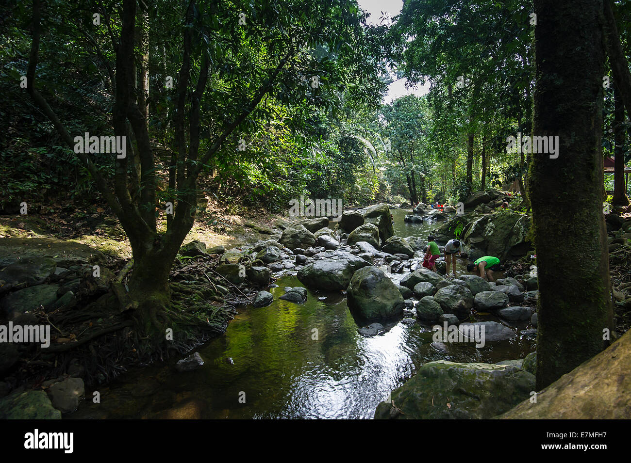 Il parco ricreativo per la riunione di famiglia a Serian distretto, a 40 minuti di distanza in auto dalla città di Kuching Foto Stock