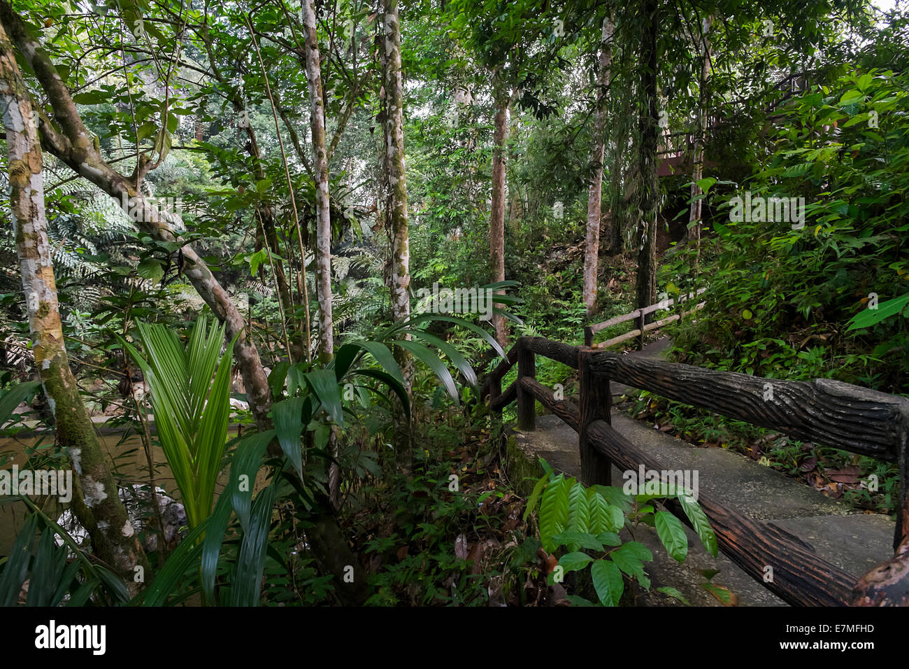 Il parco ricreativo per la riunione di famiglia a Serian distretto, a 40 minuti di distanza in auto dalla città di Kuching Foto Stock
