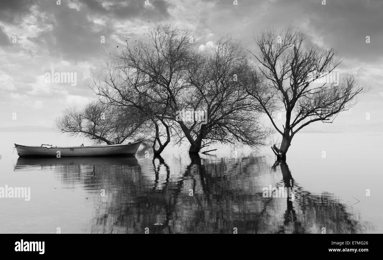 Lago Uluabat in Turchia Foto Stock