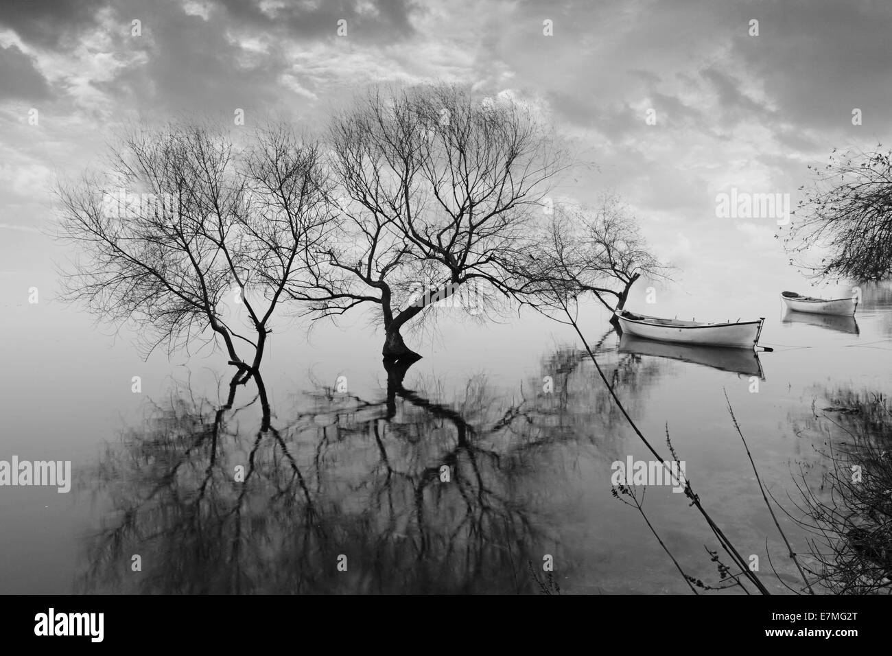 Lago Uluabat in Turchia Foto Stock