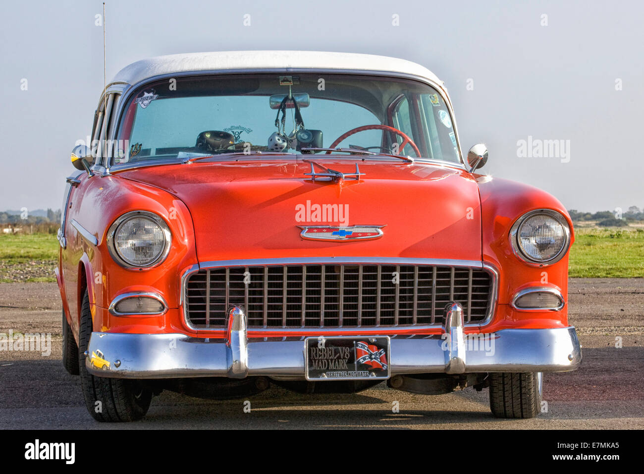 1957 Chevrolet. Chevy. Classic American car Foto Stock