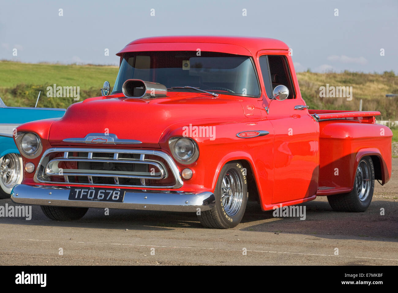 1957 Chevrolet Pick Up. Chevy. Classic American car Foto Stock
