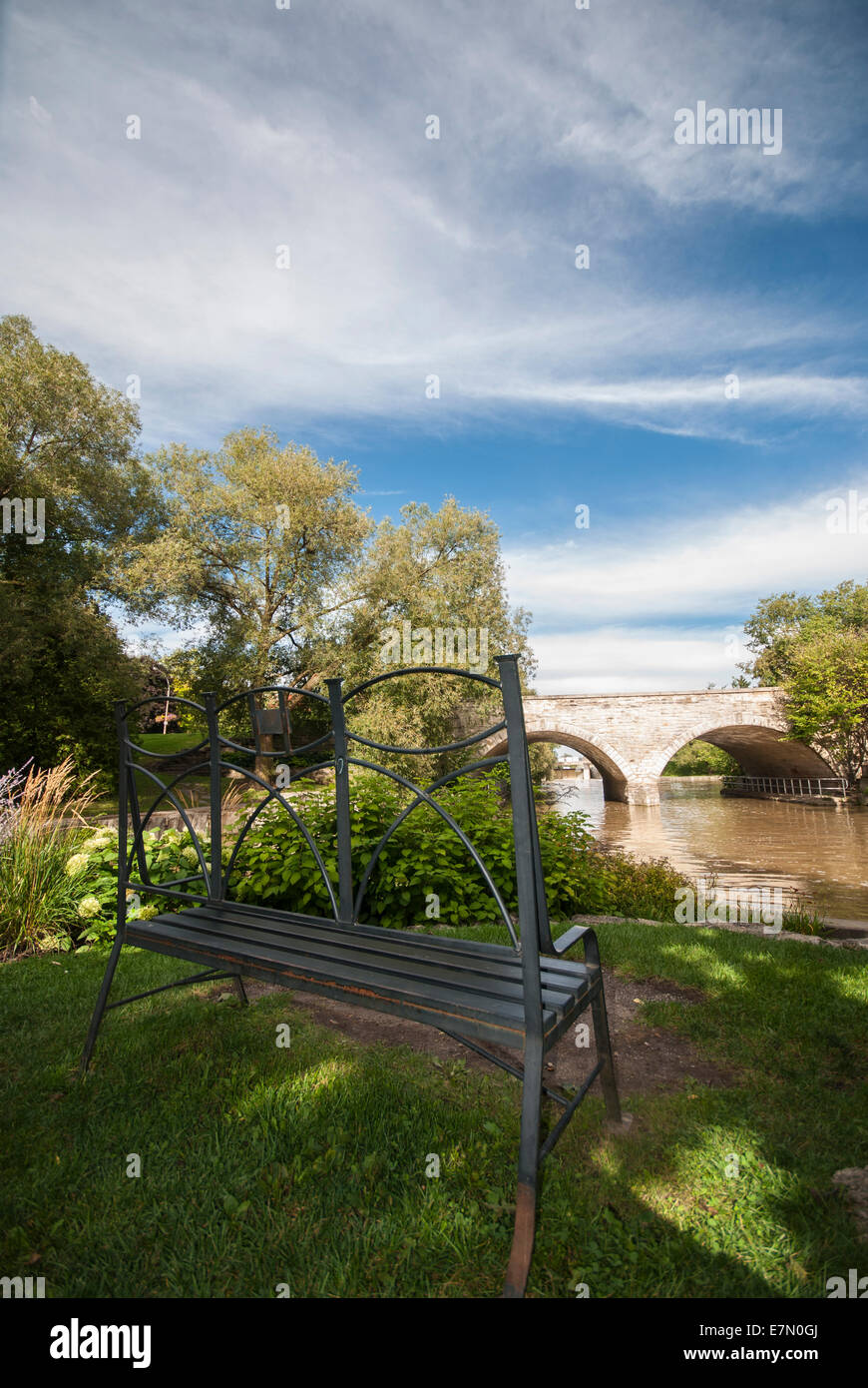 Il giardino shakesperiana in Stratford Ontario Canada Foto Stock