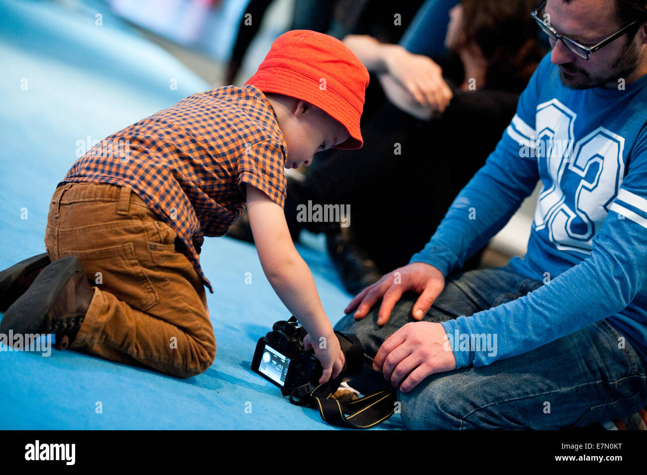 Colonia, Germania. Il 21 settembre, 2014. Più grande del mondo mostra di fotografia Photokina ha avuto luogo dal 16 settembre al XXI a Colonia, in Germania. Foto: Miroslav Dakov/ Alamy Live News Foto Stock