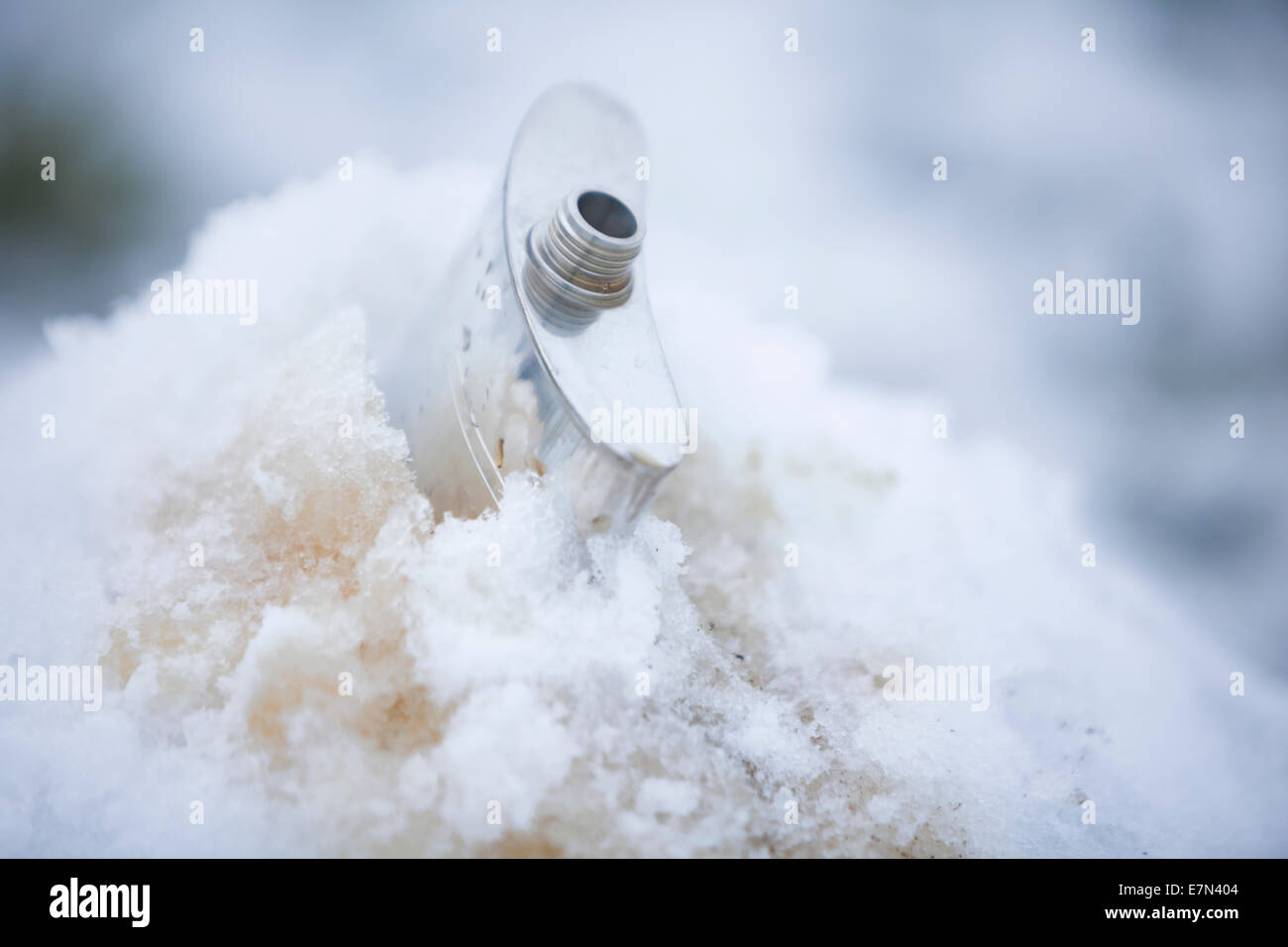 A caldo e a freddo durante il periodo invernale Foto Stock