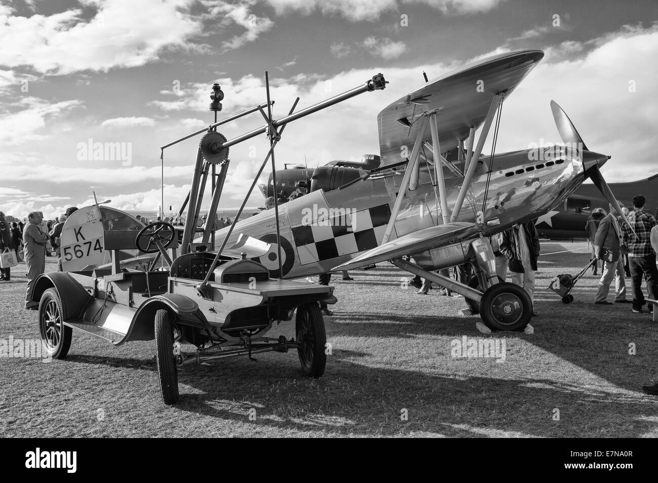 Argento bi piano in bianco e nero Foto Stock