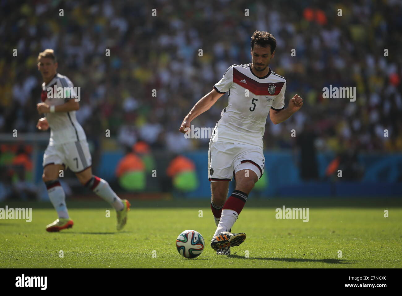 Mats Hummels. Francia / Germania del quarto di finale. Coppa del Mondo FIFA Brasile 2014. 4 Luglio 2014 Foto Stock