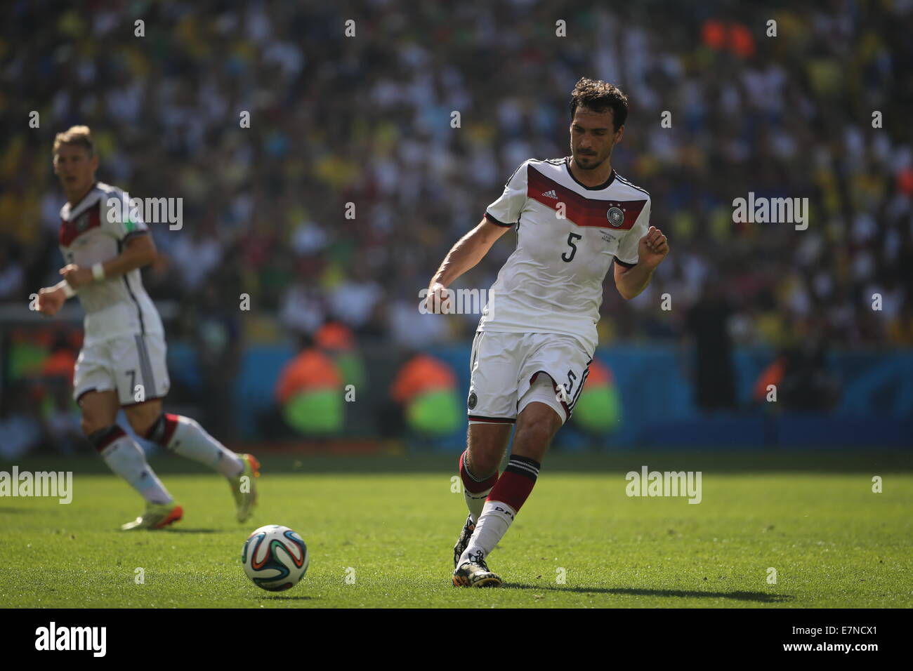 Mats Hummels. Francia / Germania del quarto di finale. Coppa del Mondo FIFA Brasile 2014. 4 Luglio 2014 Foto Stock