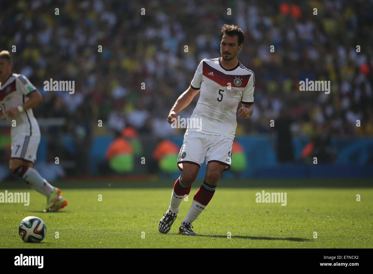 Mats Hummels. Francia / Germania del quarto di finale. Coppa del Mondo FIFA Brasile 2014. 4 Luglio 2014 Foto Stock