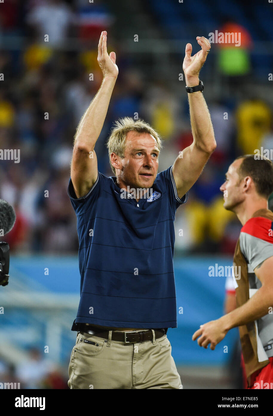 Juergen Klinsmann. Il Ghana v USA della Coppa del Mondo FIFA 2014. Natal, Brasile. 16 Giugno 2014 Foto Stock