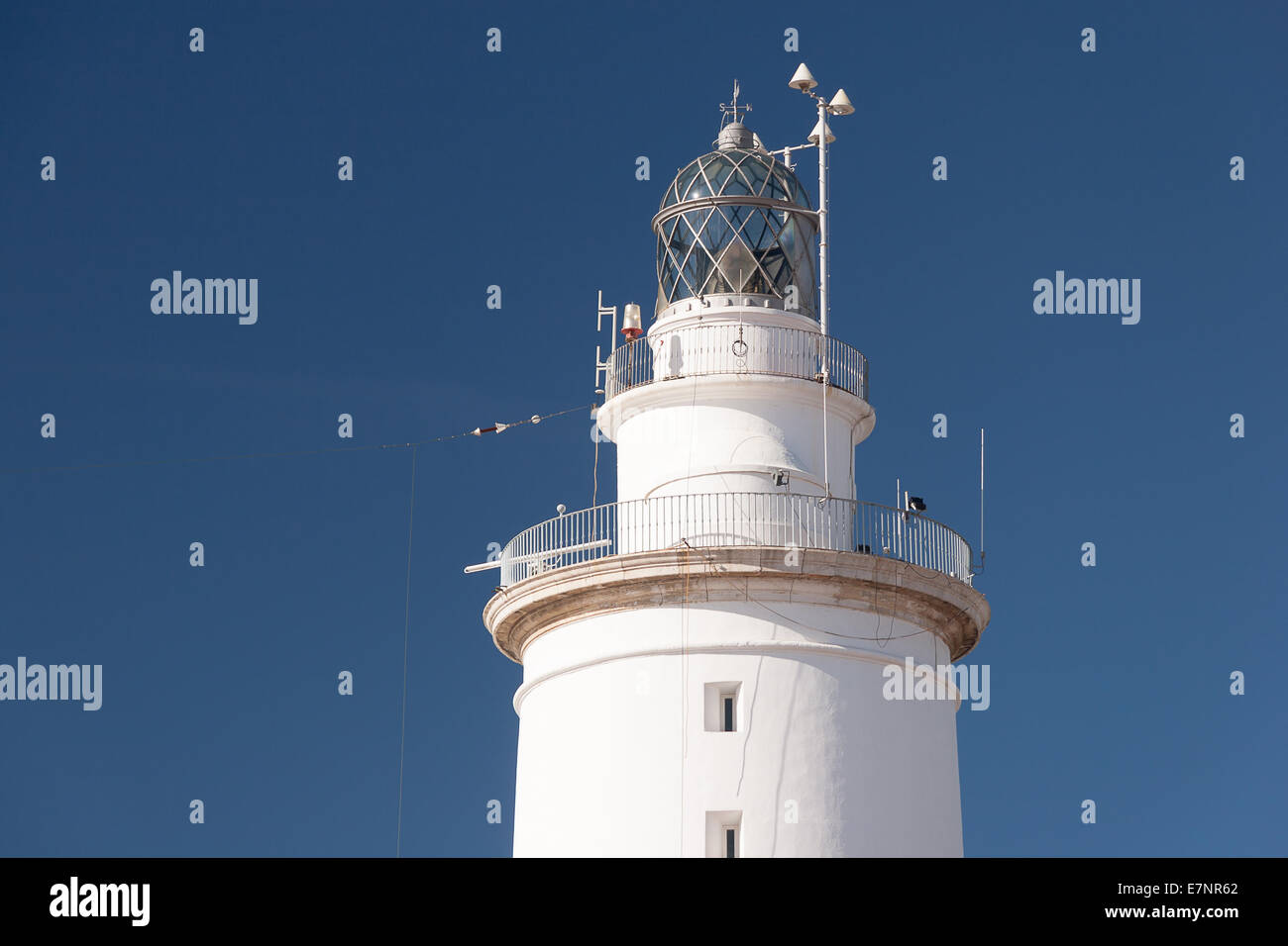 Faro bianco Foto Stock