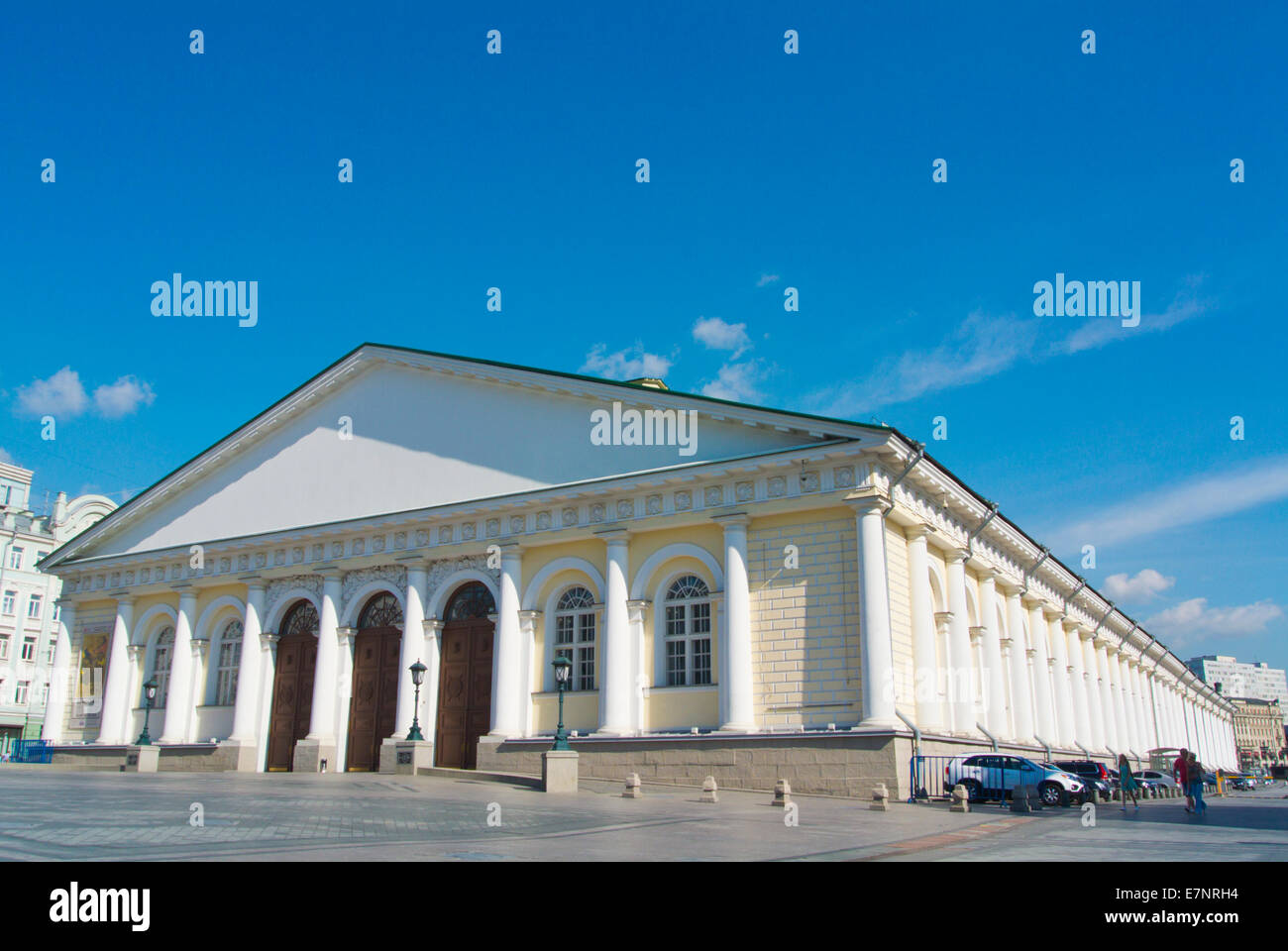 Manezh, Mosca Manege, exhibition hall Manezh Square, Central Moscow, Russia, Europa Foto Stock