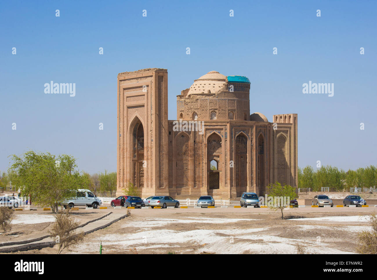 Eredità di Mondo, Konye Urgench, Mausoleo, Torebeg Hanym, Turkmenistan, Asia Centrale, Asia, archeologici, architettura, storia Foto Stock