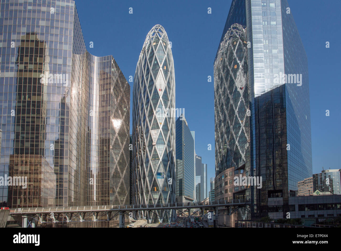 La difesa, Francia, Europa, Parigi, architettura, città, quartiere, vetro, cityscape, nuovo skyline, grattacielo, turistica urbana, hi-r Foto Stock