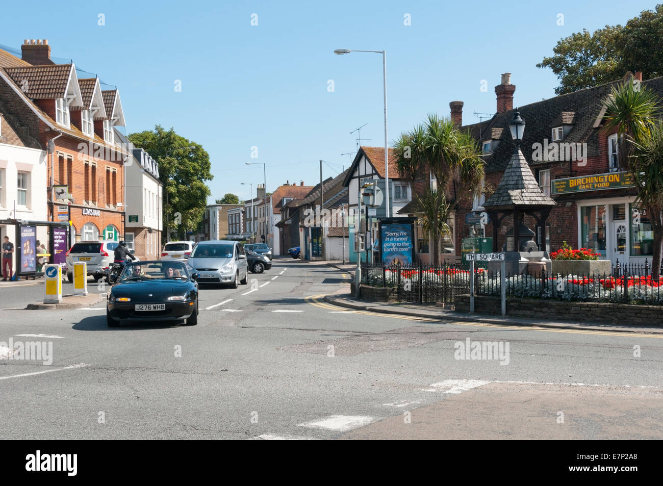 Il Kent e villaggio di Birchington-on-Sea. Foto Stock