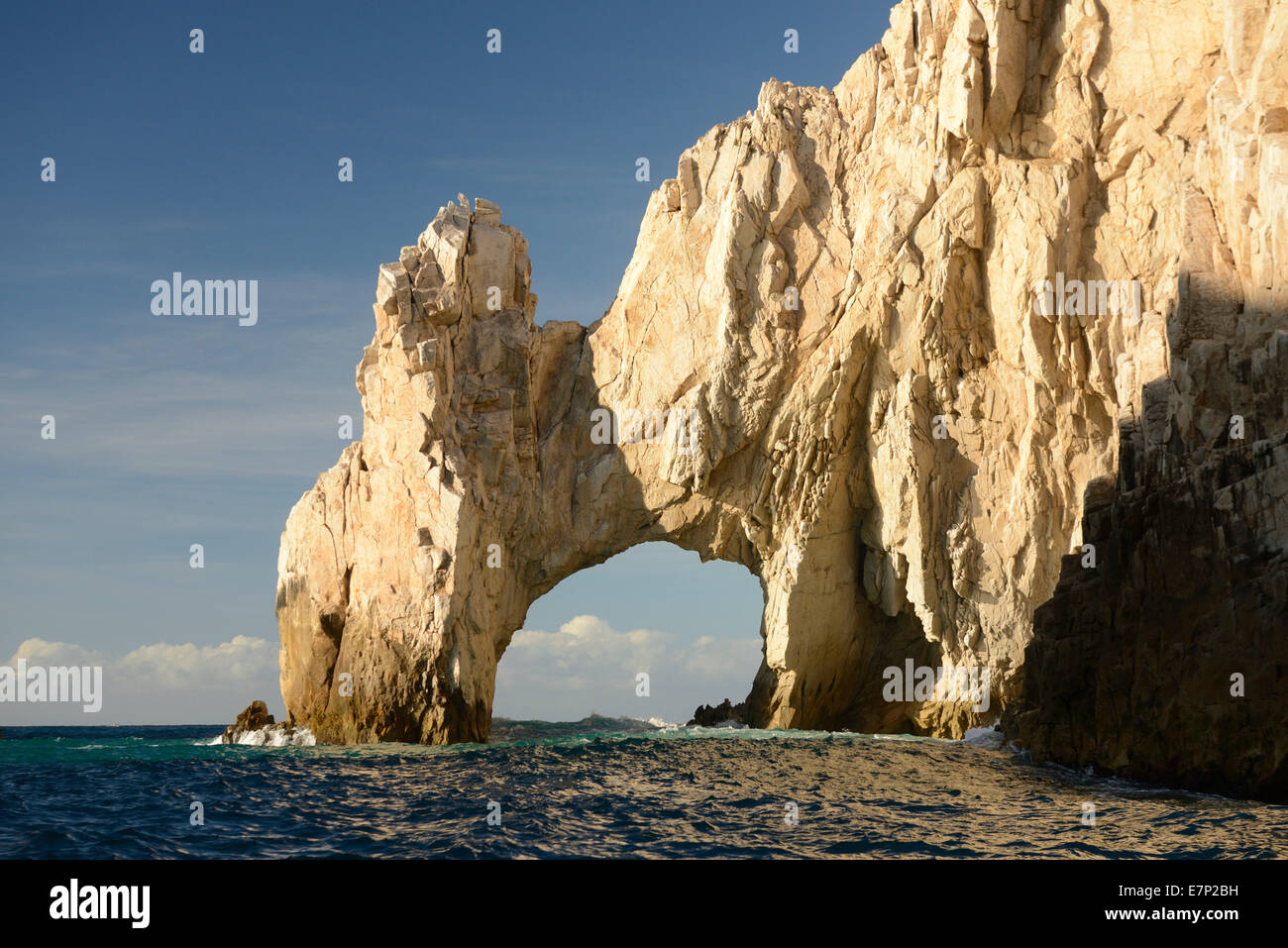 Messico, America del Nord, Baja, Baja California, Cabo San Lucas, Los Cabos, Lands End, el arco, arco, mare, paesaggio, rock, cliff Foto Stock