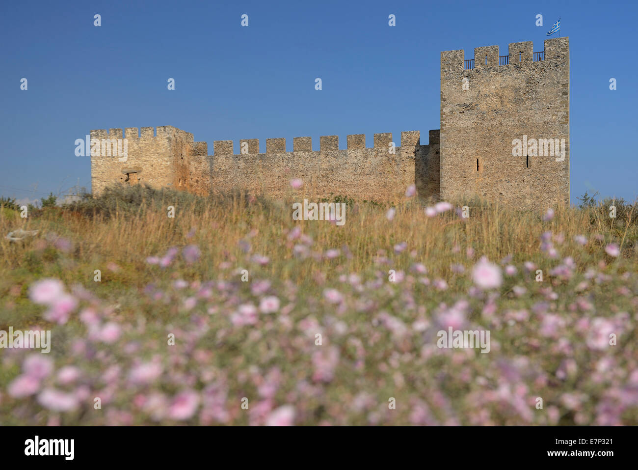 In Europa, in Grecia, greco, Creta, mediterraneo, isola, costa, Frangokastello, fort, Foto Stock