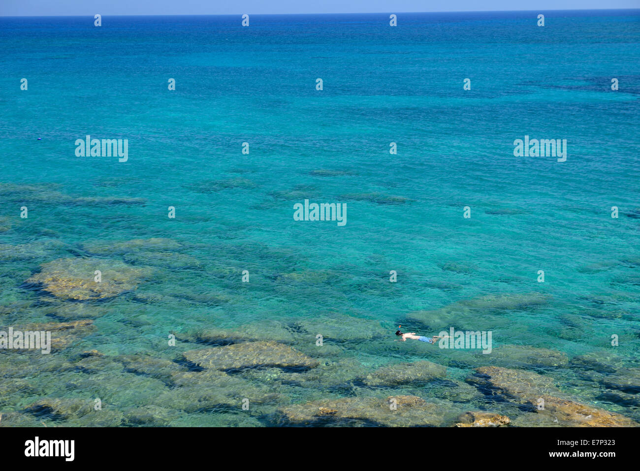 In Europa, in Grecia, greco, Creta, mediterraneo, isola, costa, Frangokastello, Orthi Ammos, spiaggia, mare Foto Stock