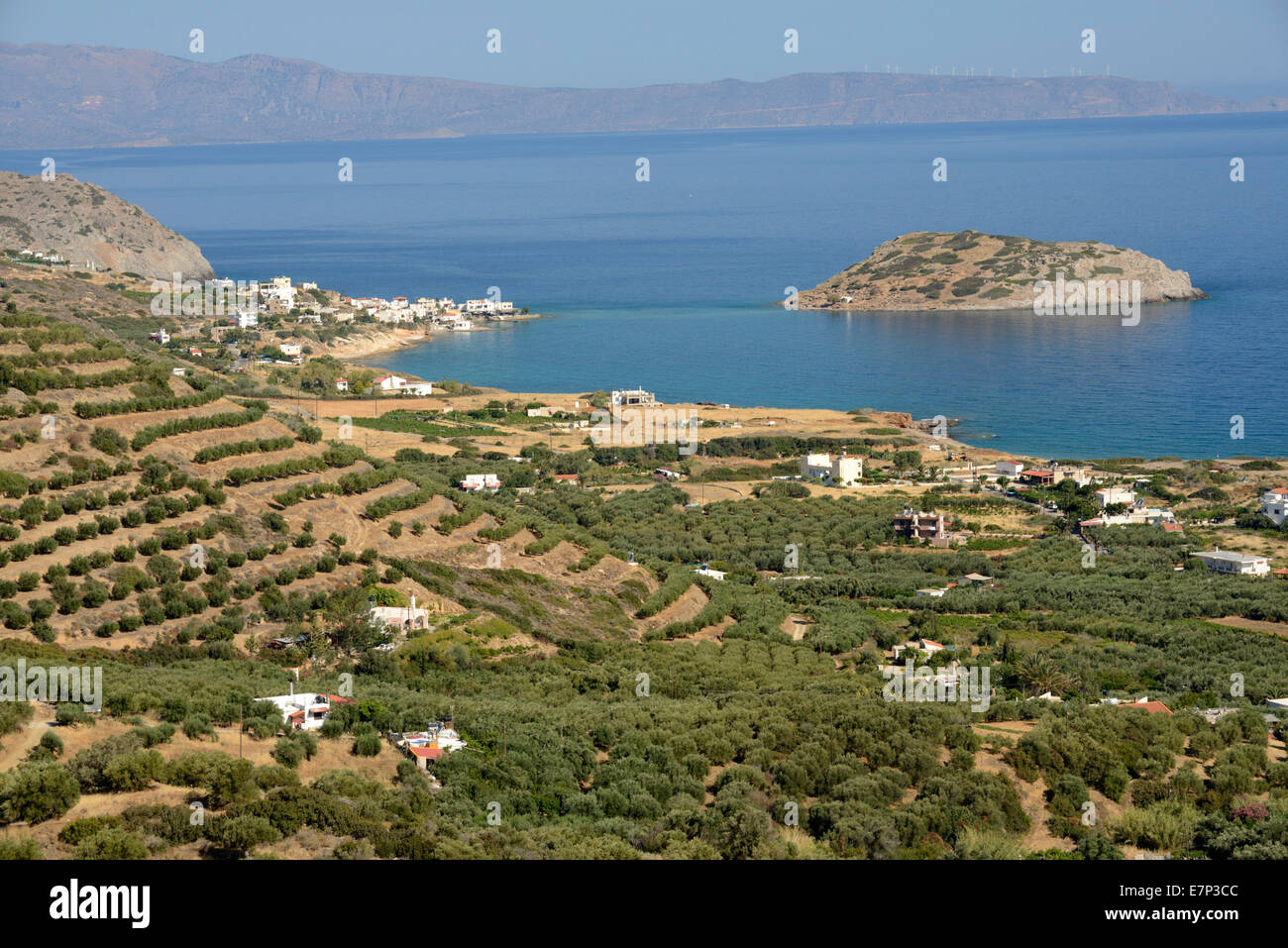 In Europa, in Grecia, greco, Creta, mediterraneo, isola, Mochlos, sul mare Foto Stock