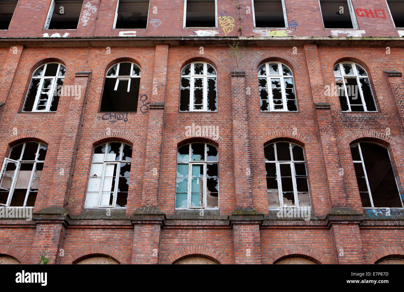 Devastazione industriale dal 1999, Hannoversche Gummiwerke Excelsior, Continental AG, Limmer, Hannover, Bassa Sassonia, Germania, UE Foto Stock