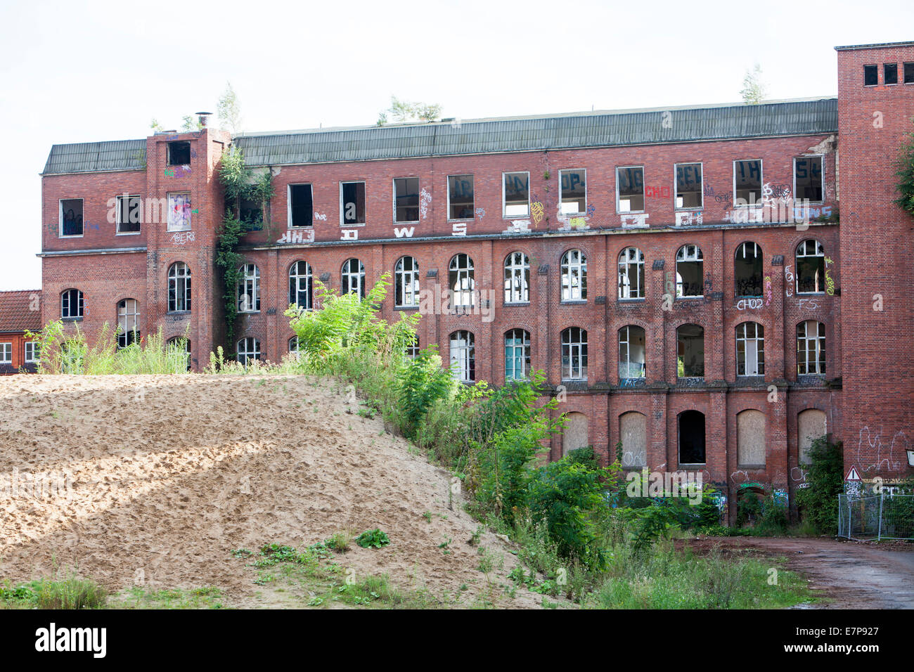 Devastazione industriale dal 1999, Hannoversche Gummiwerke Excelsior, Continental AG, Limmer, Hannover, Bassa Sassonia, Germania, UE Foto Stock