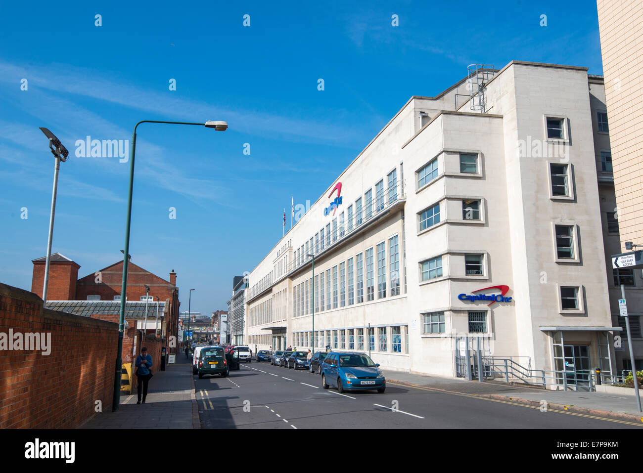 Station Street nella città di Nottingham, Inghilterra, Regno Unito Foto Stock