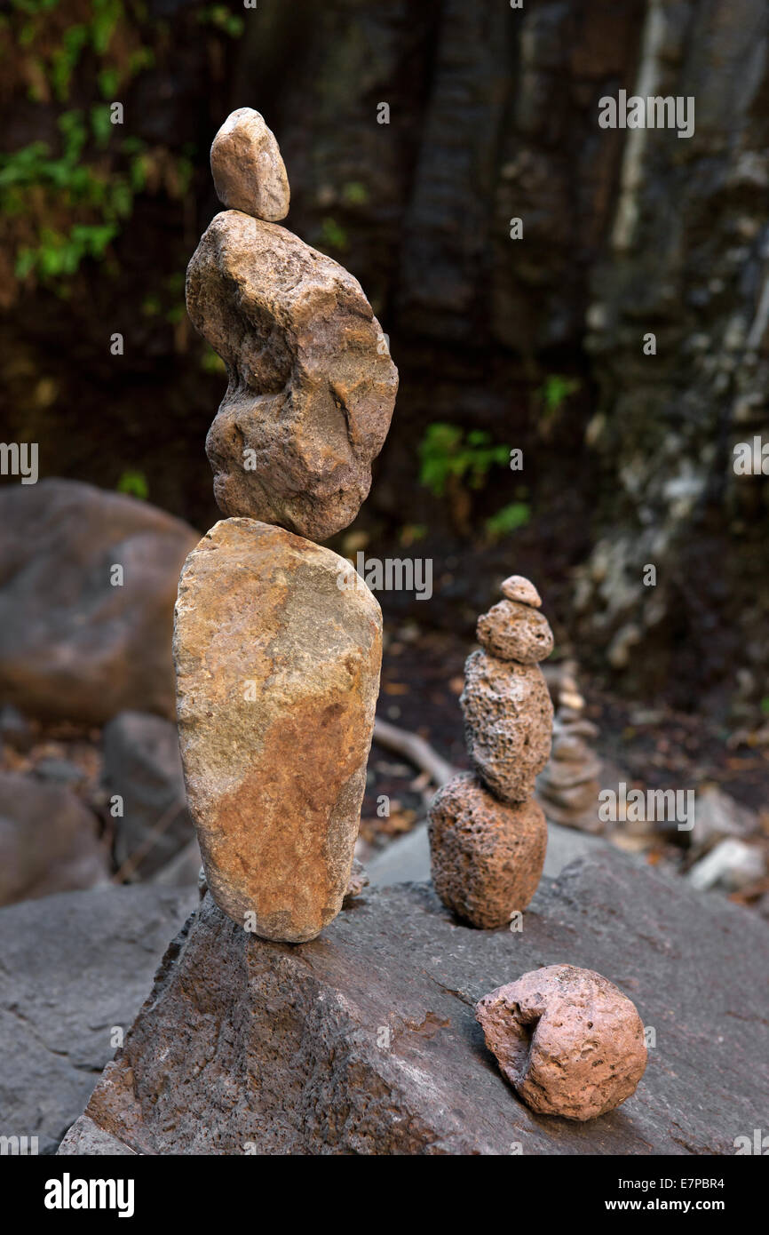 Cairns artistico Foto Stock