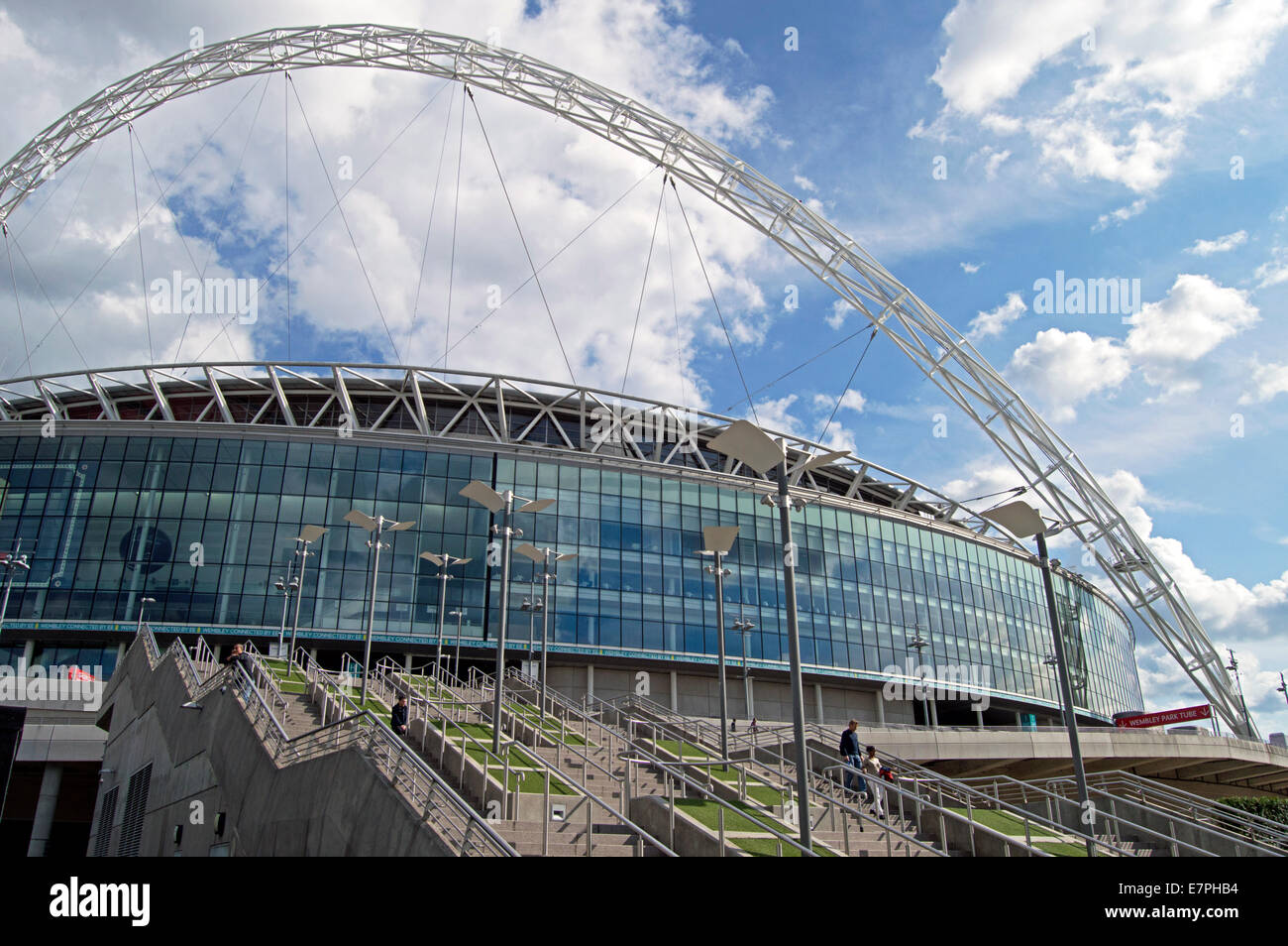 Lo stadio di Wembley, London Borough of Brent, London, England, Regno Unito Foto Stock