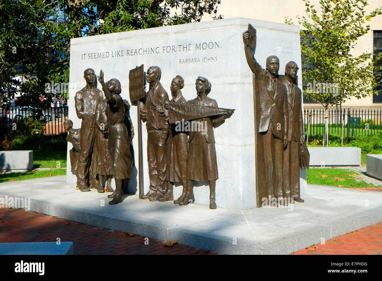 Virginia i diritti civili Memorial presso la capitale dello Stato della Virginia a Richmond, VA Foto Stock