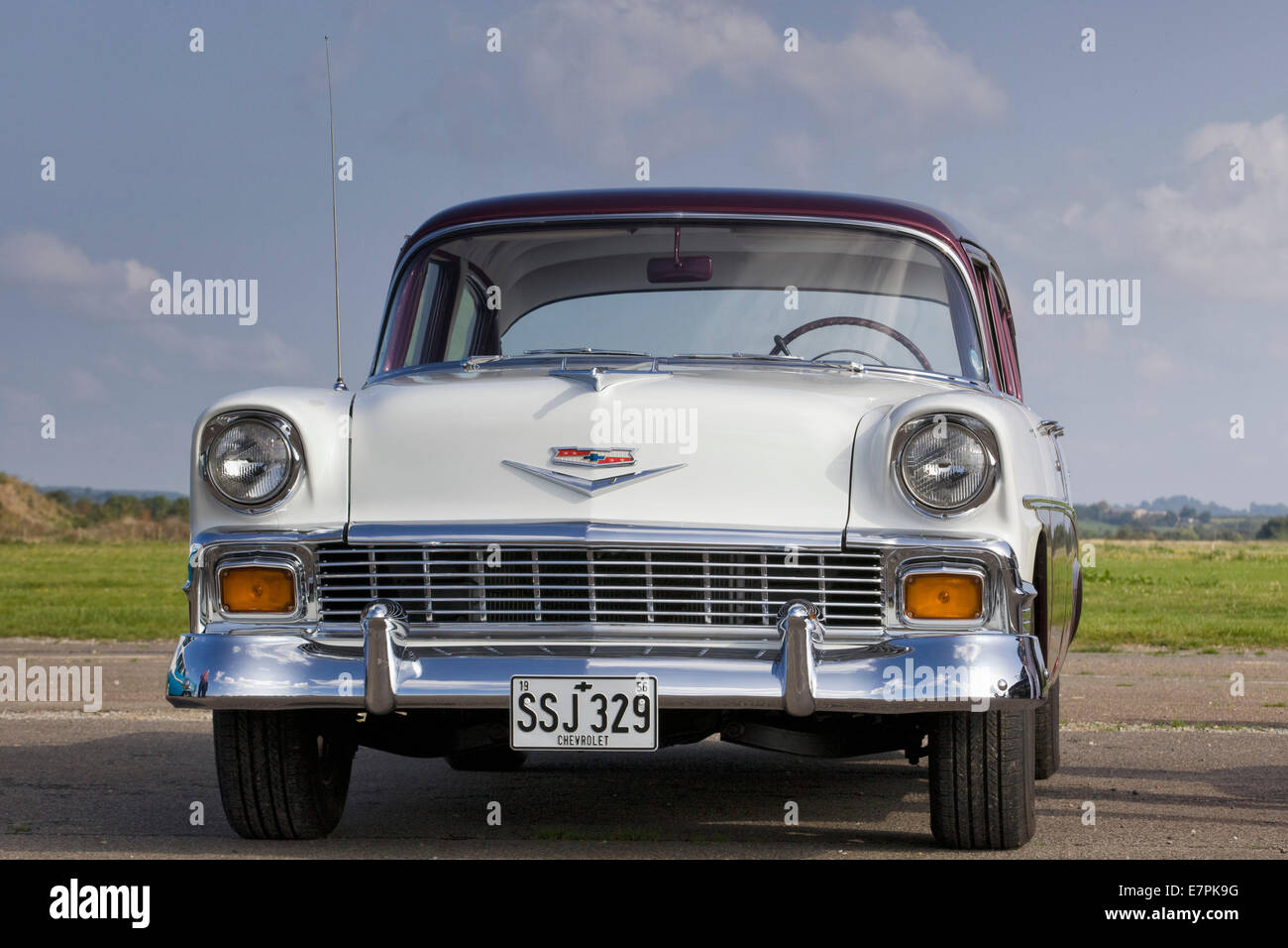 1956 Chevrolet. Chevy. Classic American car Foto Stock