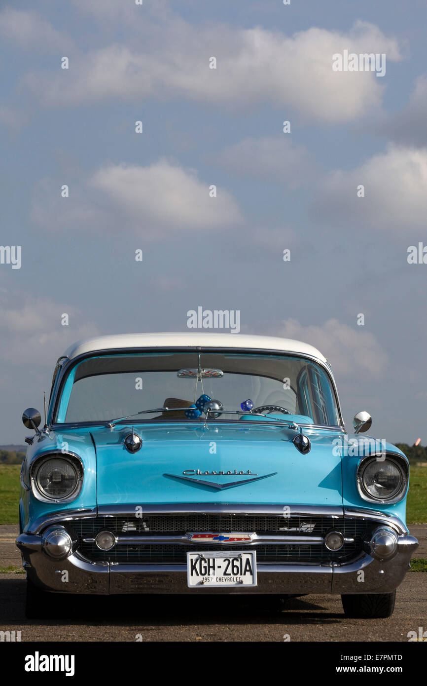 1957 Chevrolet. Chevy. Classic American car Foto Stock