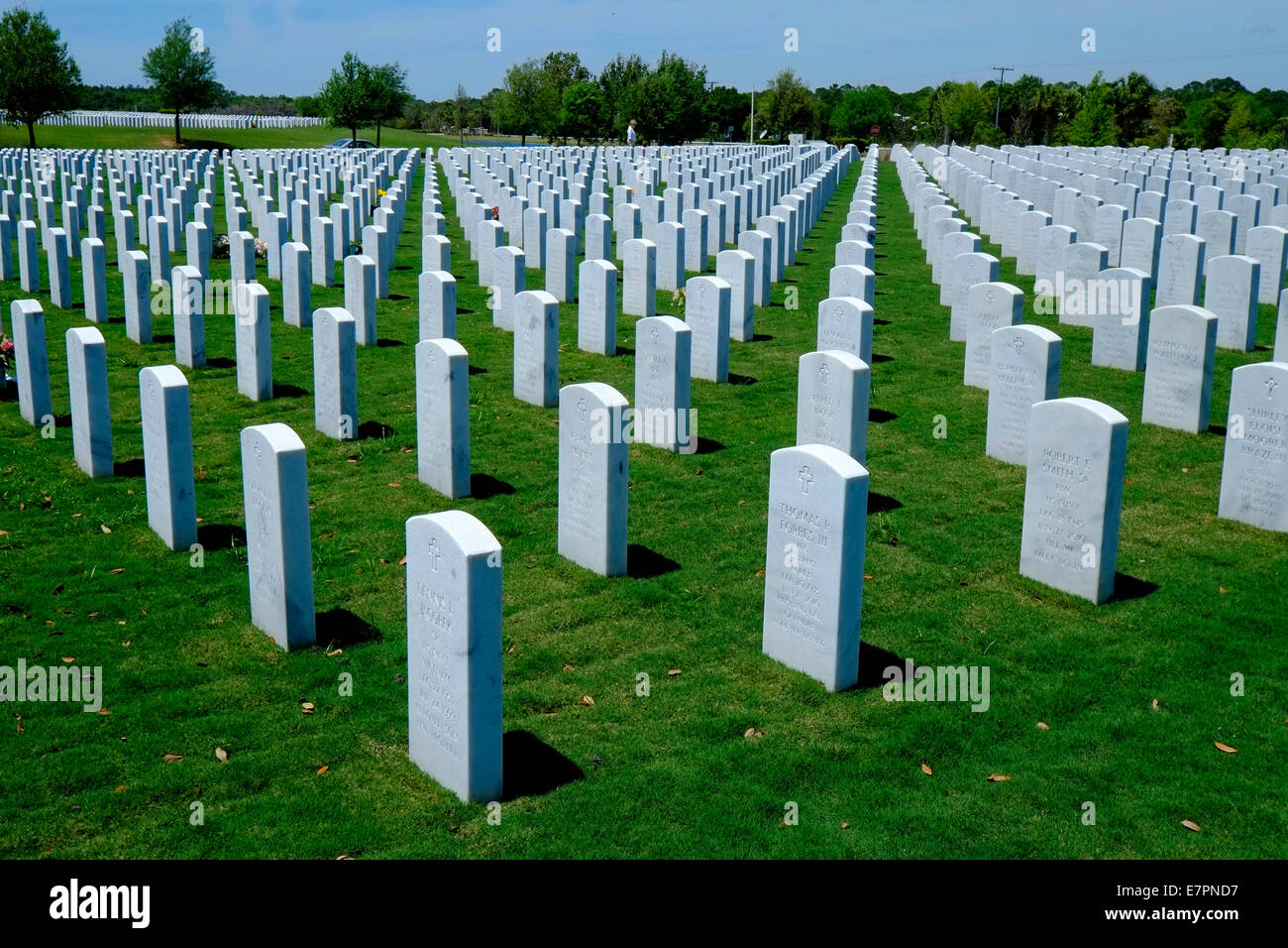 Sarasota Cimitero Nazionale Florida FL US STATI UNITI D'AMERICA Foto Stock