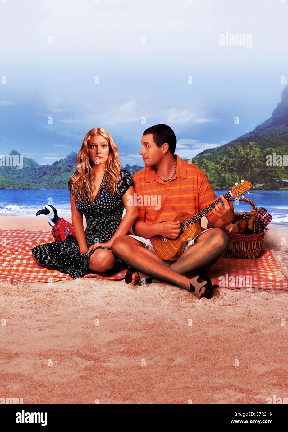 50 Date primo Anno : 2004 USA Direttore : Peter Segal Adam Sandler, Drew Barrymore poster (textless) Foto Stock