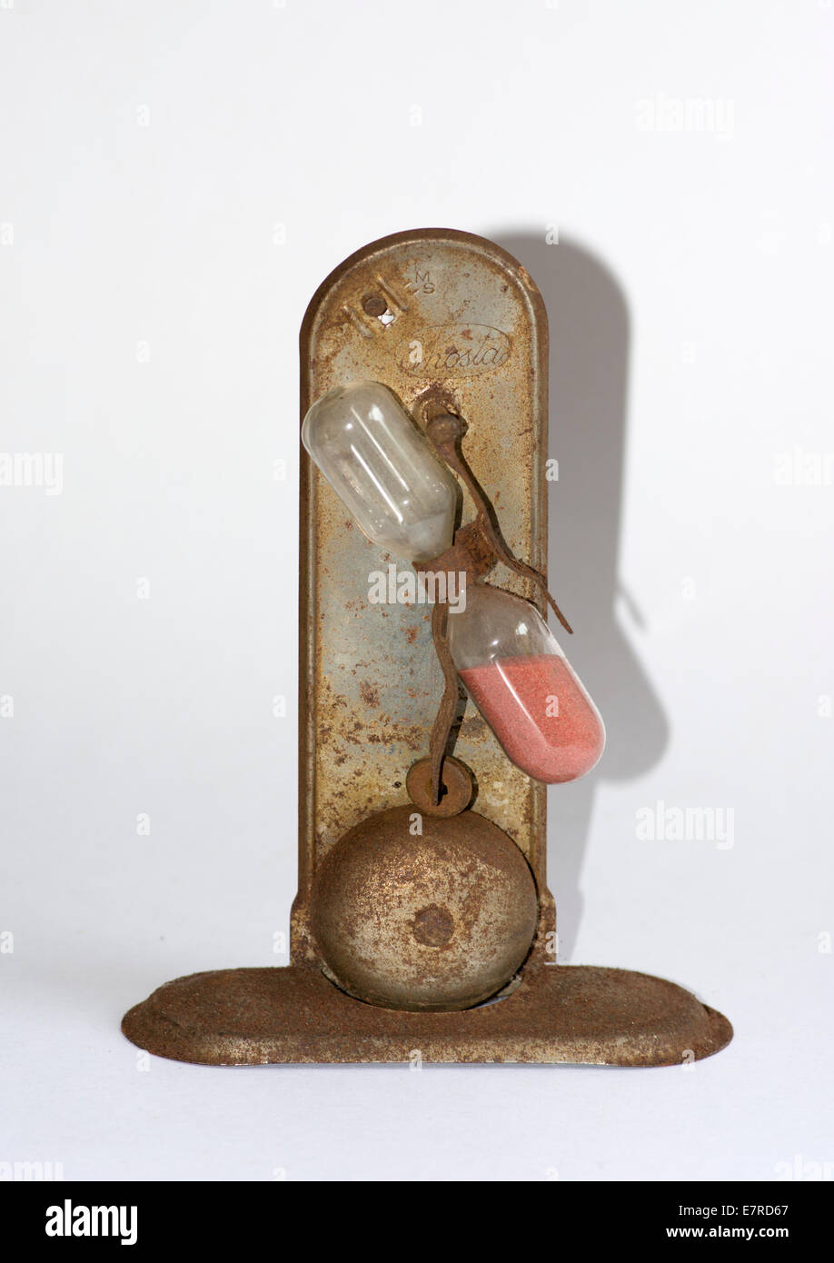 Vecchio temporizzatore dell'uovo Foto Stock