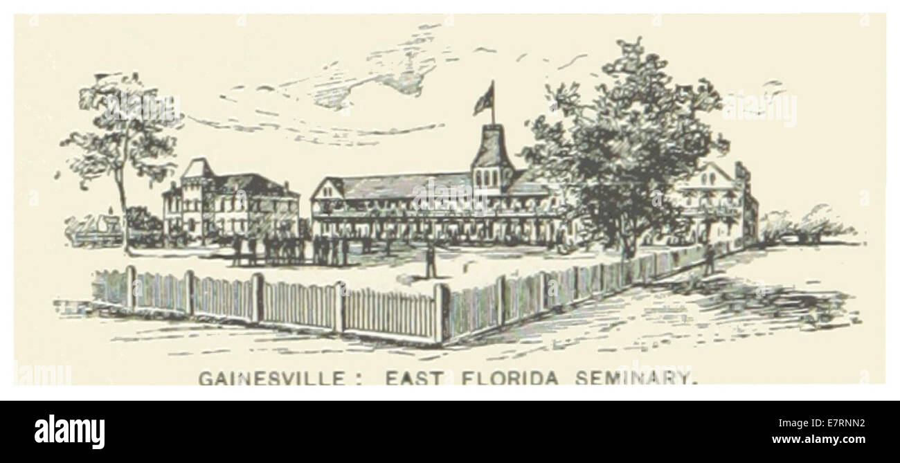 US-FL(1891) p174 Gainesville, Florida orientale seminario Foto Stock